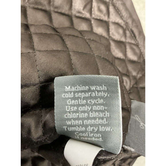 Womans Apt 9 Size XL Brown Button Up Lined Trench Coat - Picture 6 of 9